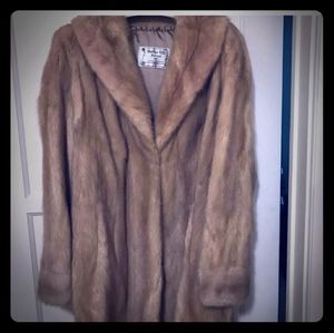 Genuine Faux designer mink Fur coat from Bifanos